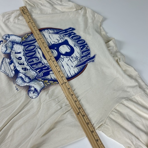 STARTER Brooklyn Dodgers Vintage 90s Graphic Tee - Size XL - Picture 4 of 10